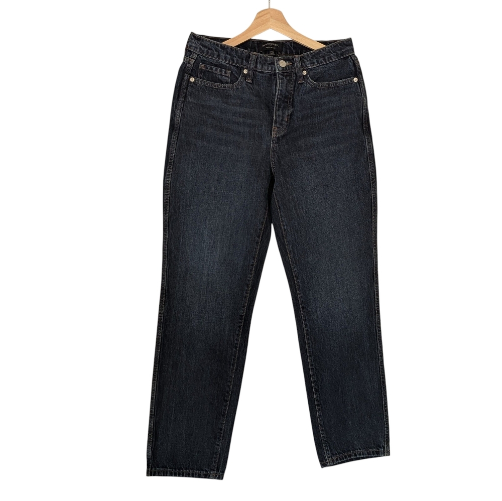Banana Republic Women's Straight Leg Dark Blue Jeans, 29/8